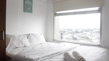 Apartment, Nichtraucher, Kochnische | 2 Schlafzimmer, Bügeleisen/Bügelbrett, kostenloses WLAN, Bettwäsche