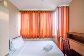 Apartment, Non Smoking, Kitchenette | 1 bedroom, iron/ironing board, free WiFi, bed sheets - Compact and Simple Studio Apartment at Saladdin Mansion (Depok)