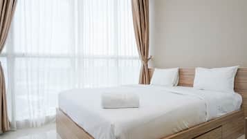 Apartamento, para não fumantes, cozinha americana | 1 quarto, escrivaninha, ferros/tábuas de passar roupa, Wi-Fi de cortesia