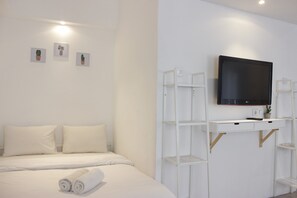 Apartamento, no fumadores, cocina básica | 1 dormitorio, tabla de planchar con plancha, wifi gratis y ropa de cama