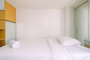 Apartment, Non Smoking, Kitchenette | 1 bedroom, iron/ironing board, free WiFi, bed sheets - Compact and Relaxing Studio at Dave Apartment (Depok)
