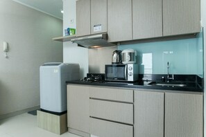 TV - Modern Style 2BR at Tamansari Semanggi Apartment (Jakarta)
