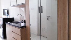 公寓, 非吸煙房, 簡易廚房 | 私人廚房 | 電冰箱、鍋具/餐盤/廚房用品