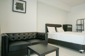 Apartment, Non Smoking, Kitchenette | 1 bedroom, iron/ironing board, free WiFi, bed sheets - Elegant Studio at West Vista Apartment with City View (Jakarta)