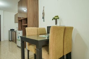Apartment, Non Smoking, Kitchenette | 1 bedroom, desk, iron/ironing board, free WiFi - Luxury Design 1BR L'Avenue Apartment near Pancoran (Jakarta)