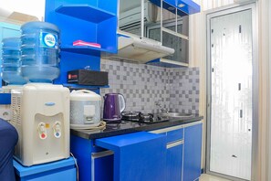 Apartment, Nichtraucher, Kochnische | Eigene Küche | Kühlschrank, Kochgeschirr/Geschirr/Besteck