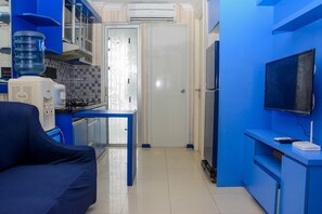 Apartment, Nichtraucher, Kochnische | 2 Schlafzimmer, Bügeleisen/Bügelbrett, kostenloses WLAN, Bettwäsche