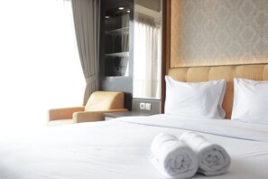 Huoneisto, tupakointi kielletty, keittotila | 1 makuuhuone, silitysrauta/-lauta, ilmainen Wi-Fi, vuodevaatteet