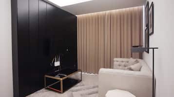 Apartment, Nichtraucher, Kochnische | Wohnbereich | Fernseher