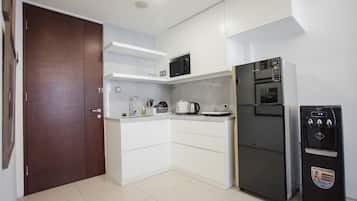 Apartment, Nichtraucher, Kochnische | Wohnbereich | Fernseher