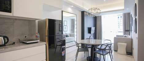 아파트, 금연, 간이주방 | 다리미/다리미판, 무료 WiFi, 침대 시트