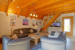 Fernseher, Kamin