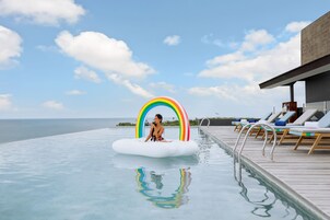 2 outdoor pools, pool umbrellas, sun loungers