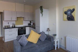 City Studio | Living area | Flat-screen TV - Apartment 6 Isabella House Hereford (Hereford)