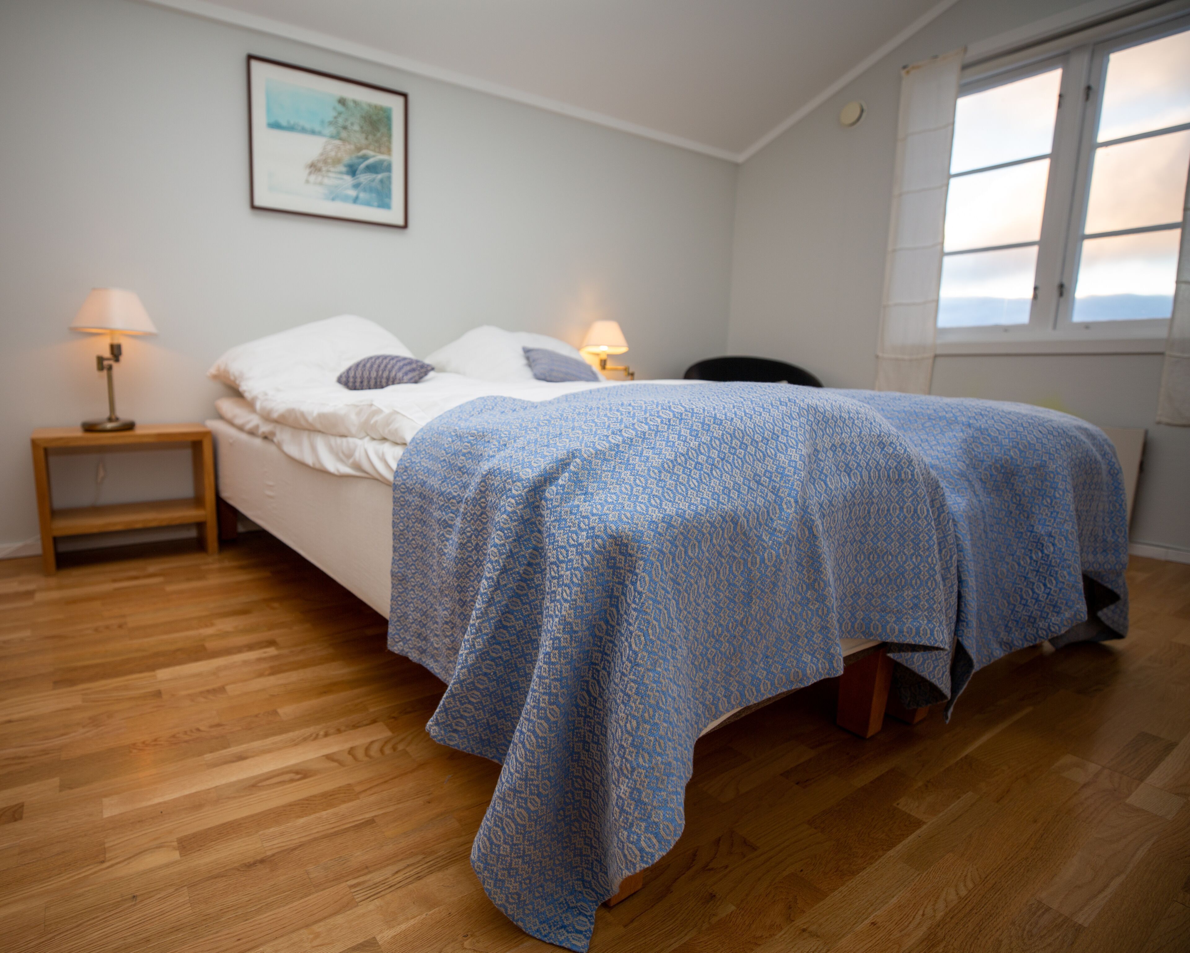 Premium bedding, pillowtop beds, individually decorated, desk