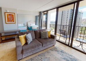 Condo, 1 Bedroom | Living area | Smart TV