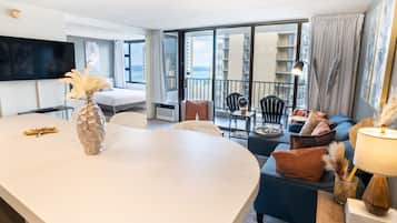 Condo, 1 Bedroom | Living area | Smart TV