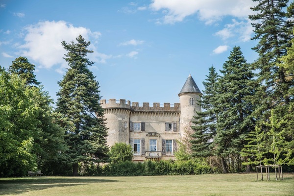 Façade sud du château Emile Loubet