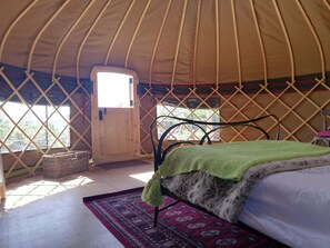 Tente Deluxe, salle de bains privée
