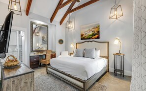 4 dormitorios, tabla de planchar con plancha, wifi y ropa de cama