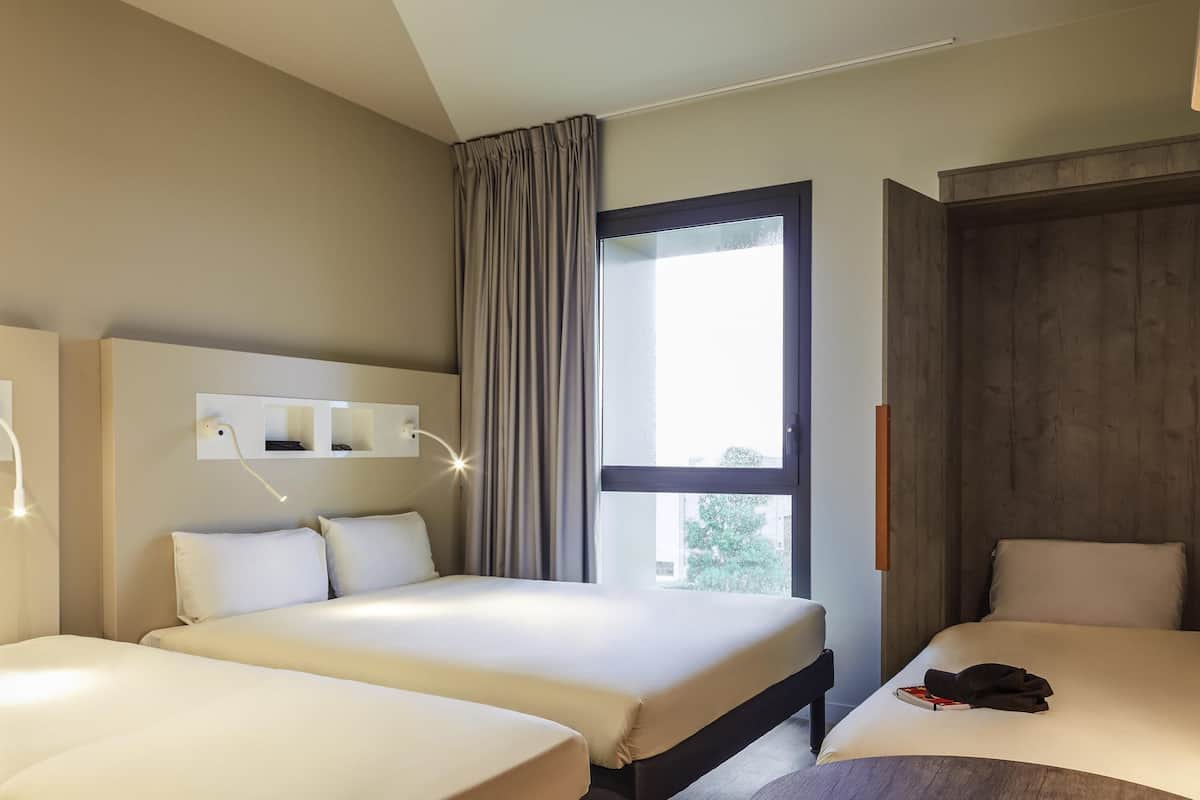 family room | individually furnished, blackout curtains, soundproofing