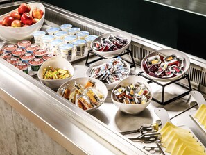 Frukostbuffé varje dag mot avgift