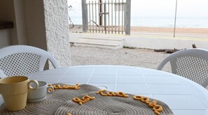 Outdoor dining - RS314 - Marcelli, two-room apartment in seafront residence (Marcelli)