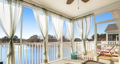 Bear Trap Dunes lake view 2nd floor condo, with pools, golf, sauna-dog-friendly