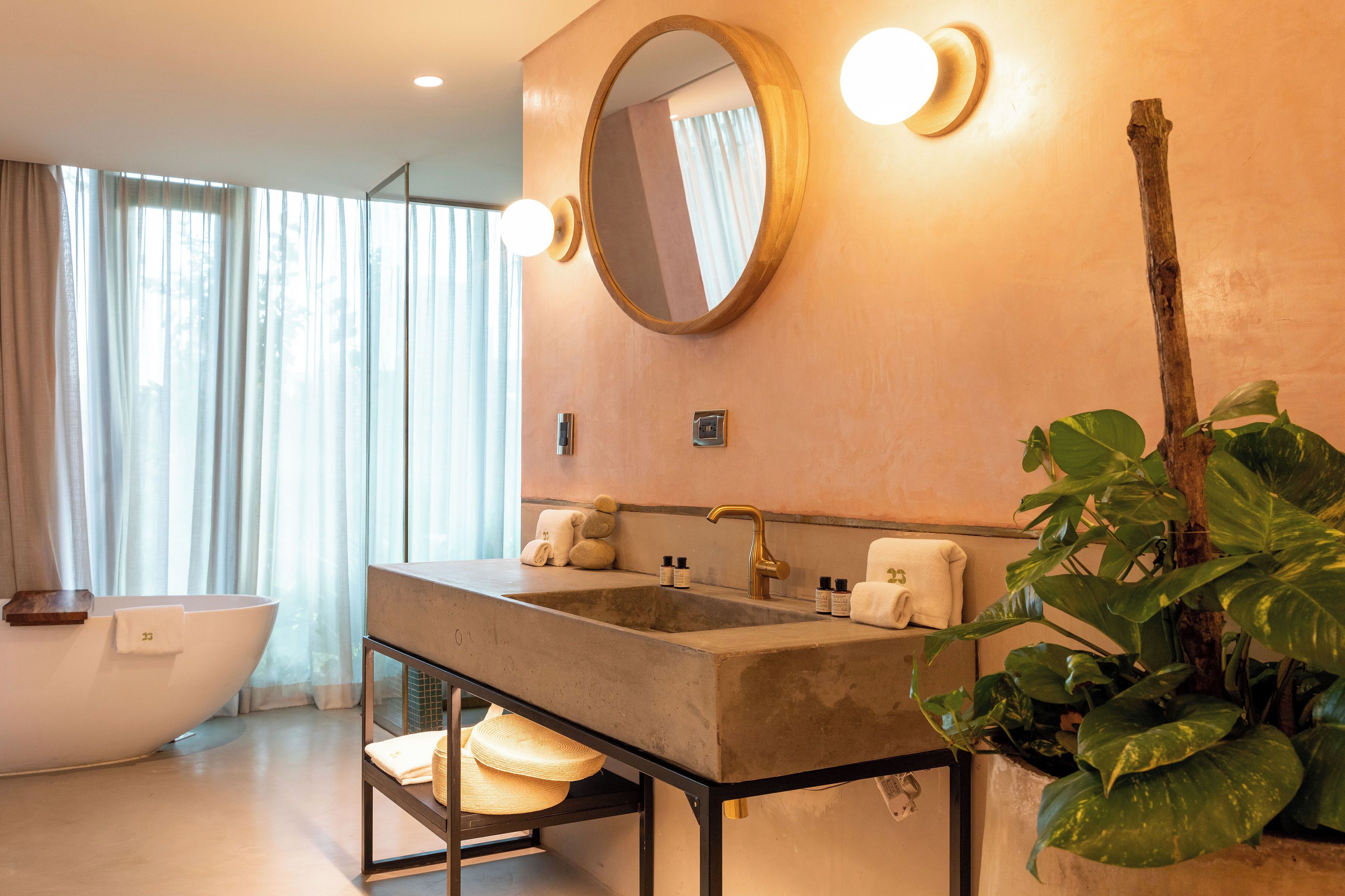 hair dryer, bathrobes, towels, soap