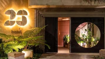 Façade de l’hébergement