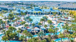 Outdoor pool, a heated pool - Pool/Game Luxurious Home 1187AB (Davenport)