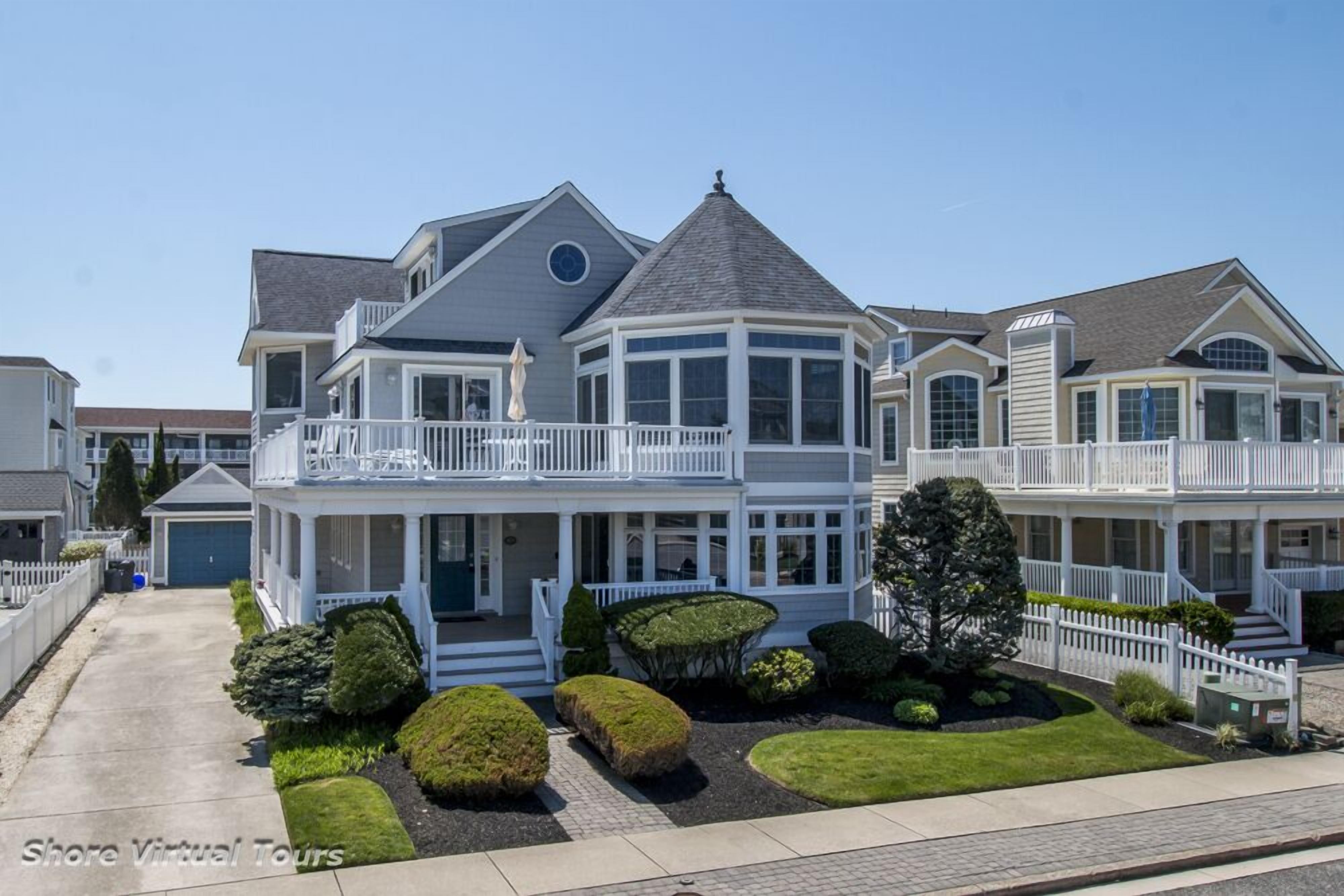 FANTASTIC views of ocean and beach. Home located 3rd from ocean.