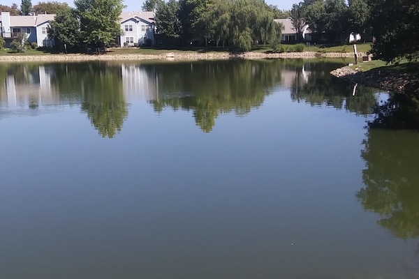 our condo is lake front.