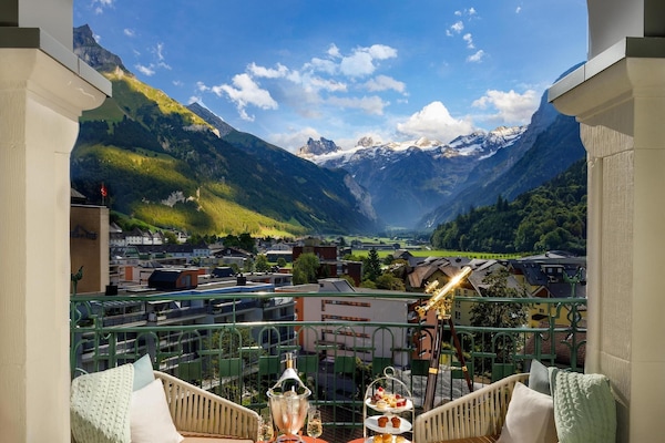 Titlis Suite | Premium bedding, down comforters, pillowtop beds, free minibar items