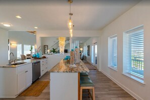 Coffee/tea maker, paper towels - Sandcastle Beach House, Ocean Views, 5Bed 4.5Bath, Huge Outdoor Private Pool (Port Aransas,)