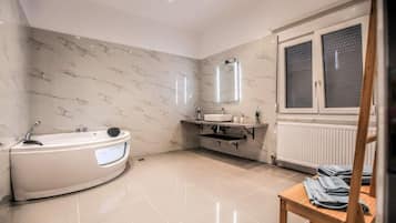 Towels, shampoo