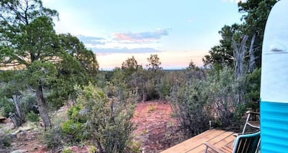 While not a hotel, the Feather Trailer provides a relaxed, peaceful retreat in nature with the warmth and convenience you need for a memorable outdoor getaway.