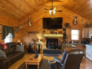 Smart TV, fireplace - Fantastic "Black Bear Cabin" In Lynn Valley (Elizabethton)