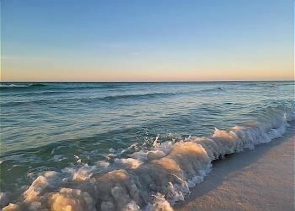Tæt på stranden