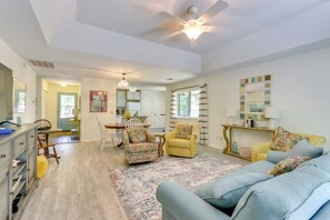 TV - Furnished Patio: Hilton Head Island Resort Cottage (Hilton Head Island)