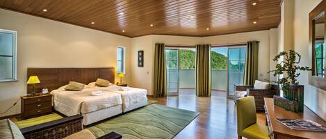 4 bedrooms, iron/ironing board, WiFi, bed sheets