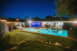 Indoor pool, outdoor pool