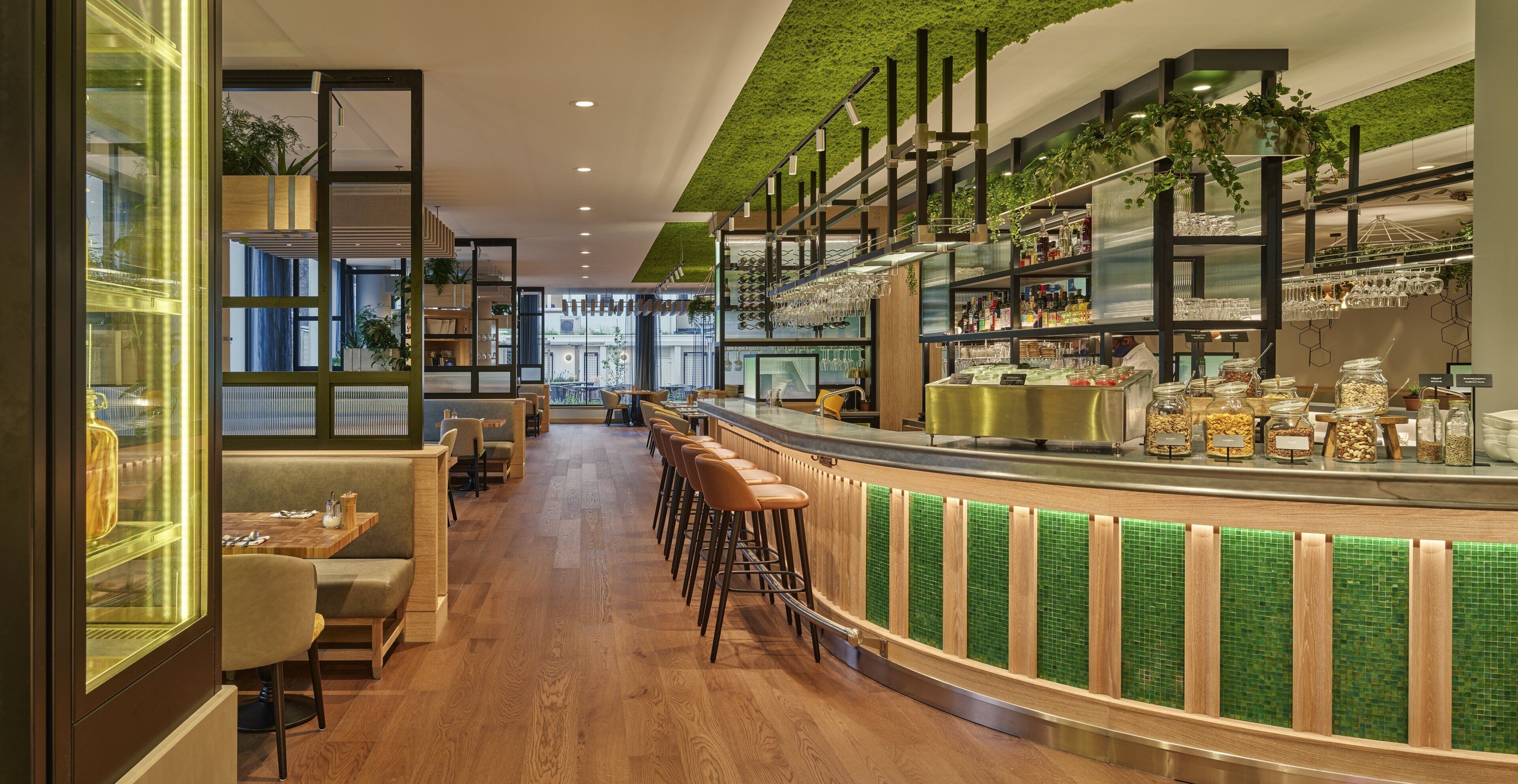 breakfast, lunch, dinner served; local and international cuisine