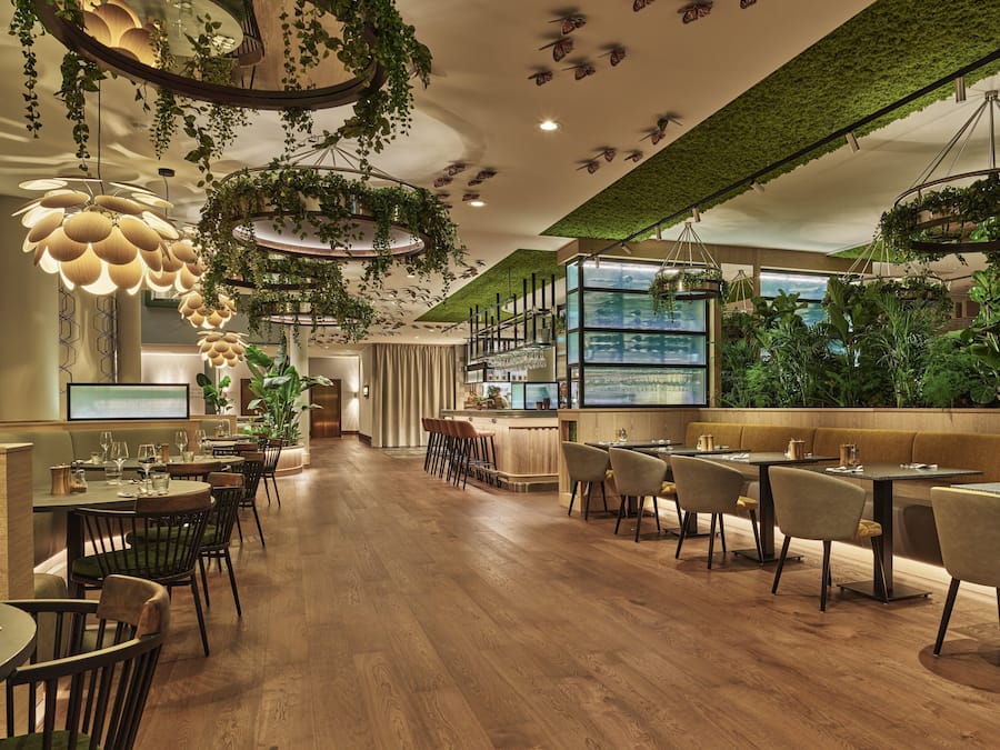 Breakfast, lunch, dinner served; local and international cuisine