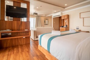 Panorama-Zimmer | Allergikerbettwaren, individuell dekoriert, individuell eingerichtet
