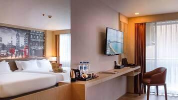 Deluxe Premier | Safe på rommet, skrivebord, strykejern/-brett og wi-fi (inkludert)