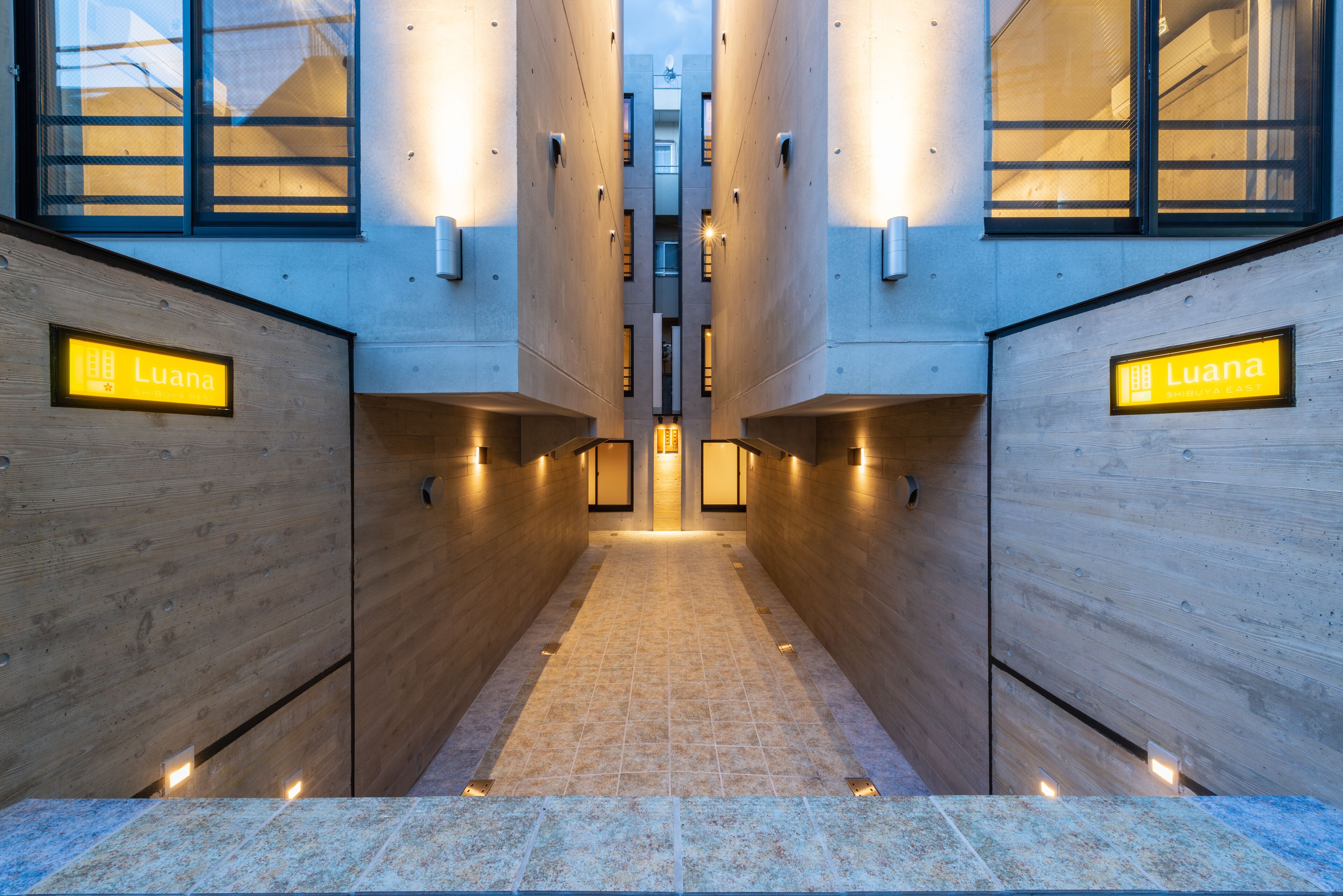 Majoituspaikan sisäänkäynti