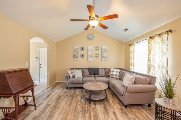 32-inch TV with cable channels