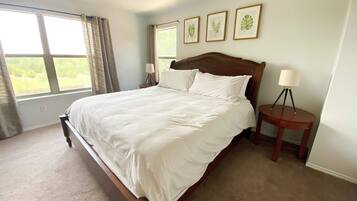 3 bedrooms, bed sheets