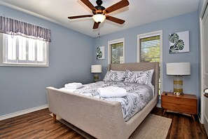 3 bedrooms, bed sheets